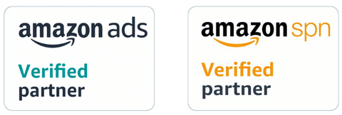 Amazon Ads Verified Partner and Amazon SPN Verified Partner badges